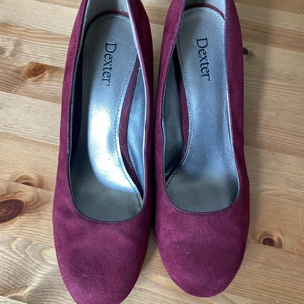 Burgundy Wedges 8.5